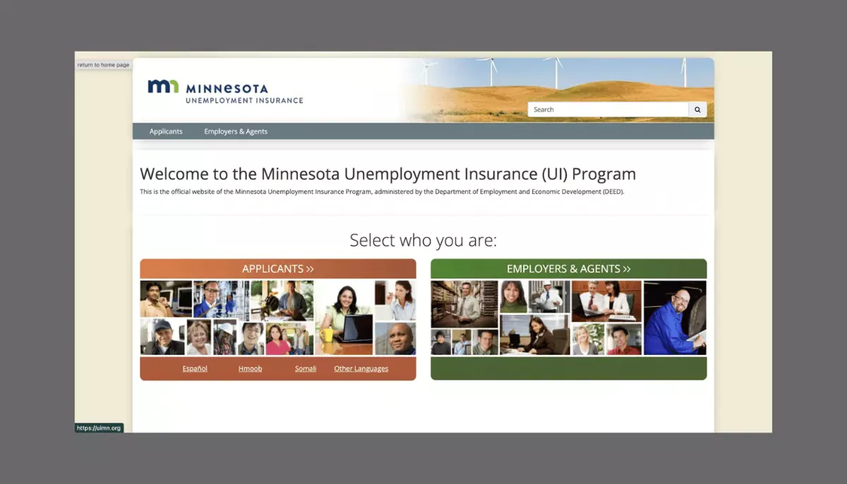 UIMN.org home page.