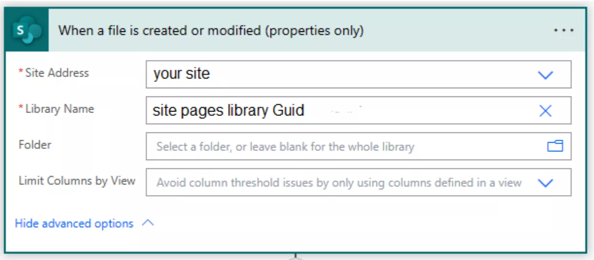 PnP filter web part
