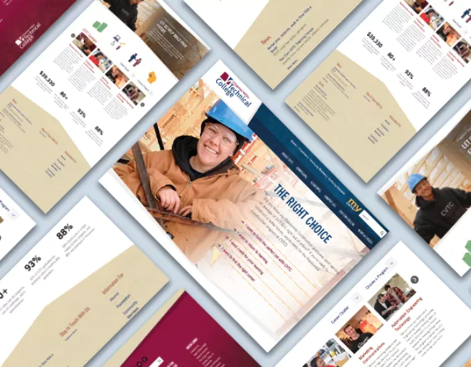 Chippewa Valley Technical College project collage
