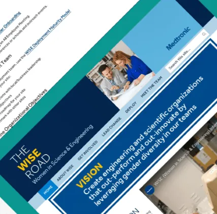 A collage of images from a High Monkey and Medtronic project.